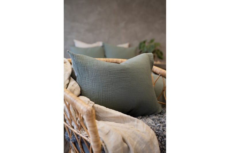 Dynetrekksett Dobbeltseng 3-Dels Rolling - Grønn - Tekstiler - Sengetøy - Sengetøysett & dynetrekksett - Sengesett enkeltseng