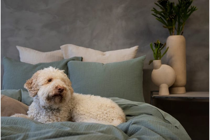 Dynetrekksett Dobbeltseng 3-Dels Rolling - Grønn - Tekstiler - Sengetøy - Sengetøysett & dynetrekksett - Sengesett enkeltseng