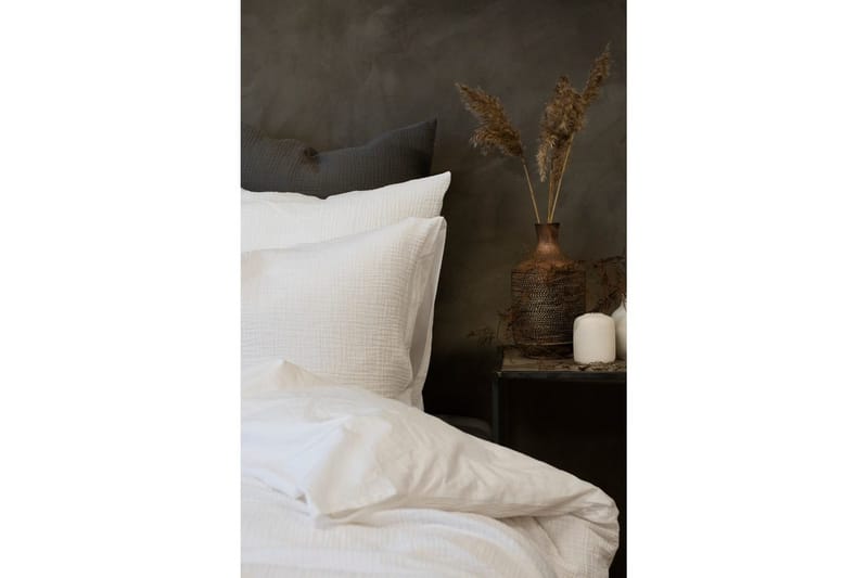 Dynetrekksett Dobbeltseng 3-Dels Rolling - Hvit - Tekstiler - Sengetøy - Sengetøysett & dynetrekksett - Sengesett enkeltseng