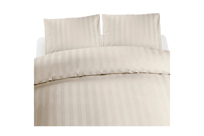 Dynetrekksett Dobbeltseng 3-Dels Sateng, Sand