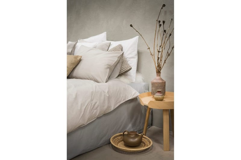 Dynetrekksett Enkeltseng 2-Delers Vasket - Greige - Tekstiler - Sengetøy - Sengetøysett & dynetrekksett - Sengesett enkeltseng