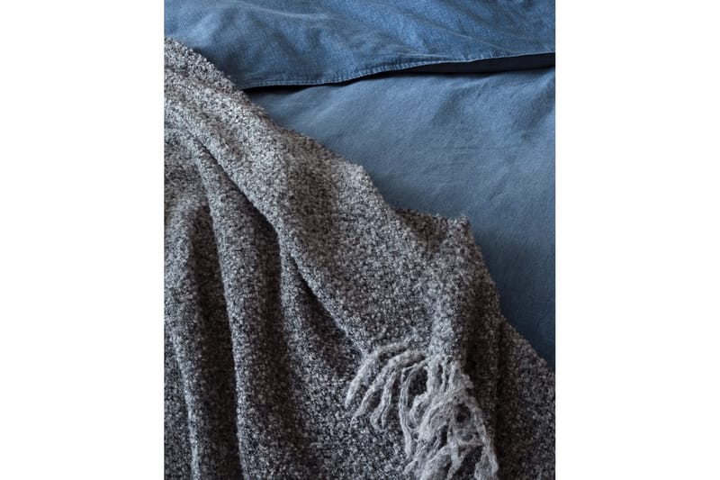 Dynetrekksett Enkeltseng 2-Delers Vasket - Marineblå - Tekstiler - Sengetøy - Sengetøysett & dynetrekksett - Sengesett enkeltseng