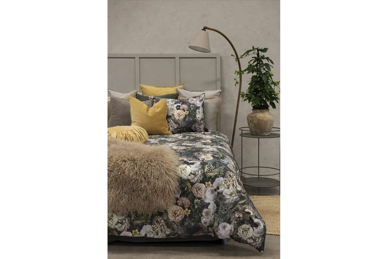 Dynetrekksett Enkeltseng 2-dels Abigail Grønn - Borganäs of Sweden - Tekstiler - Sengetøy - Sengetøysett & dynetrekksett - Sengesett enkeltseng