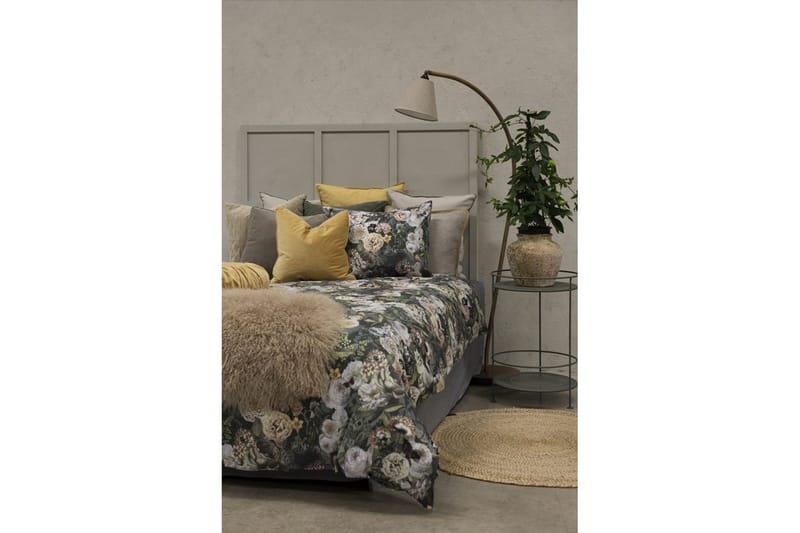 Dynetrekksett Enkeltseng 2-dels Abigail Grønn - Borganäs of Sweden - Tekstiler - Sengetøy - Sengetøysett & dynetrekksett - Sengesett enkeltseng