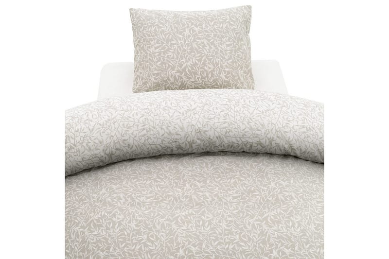 Dynetrekksett Enkeltseng 2-Dels Garden, Greige