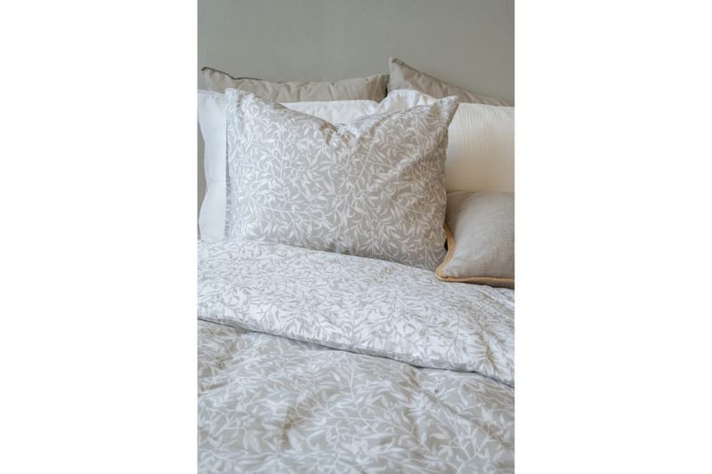 Dynetrekksett Enkeltseng 2-Dels Garden - Greige - Tekstiler - Sengetøy - Sengetøysett & dynetrekksett - Sengesett enkeltseng