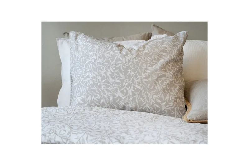 Dynetrekksett Enkeltseng 2-Dels Garden - Greige - Tekstiler - Sengetøy - Sengetøysett & dynetrekksett - Sengesett enkeltseng