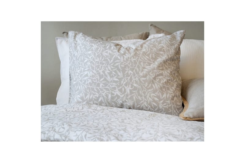 Dynetrekksett Enkeltseng 2-Dels Garden - Greige - Tekstiler - Sengetøy - Sengetøysett & dynetrekksett - Sengesett enkeltseng