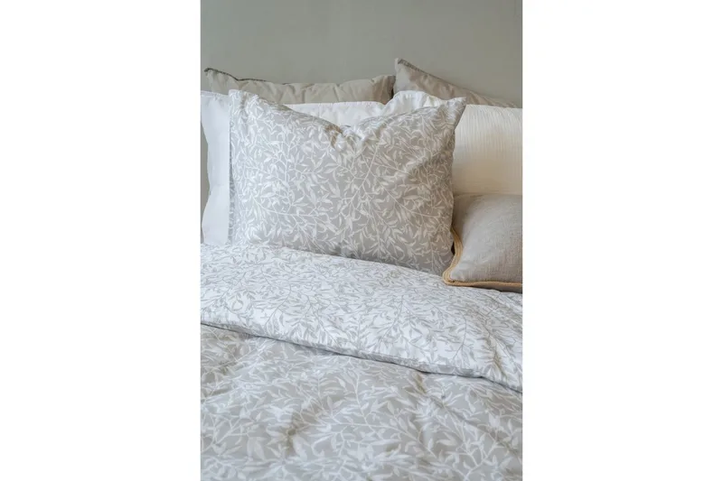 Dynetrekksett Enkeltseng 2-Dels Garden - Greige - Tekstiler - Sengetøy - Sengetøysett & dynetrekksett - Sengesett enkeltseng