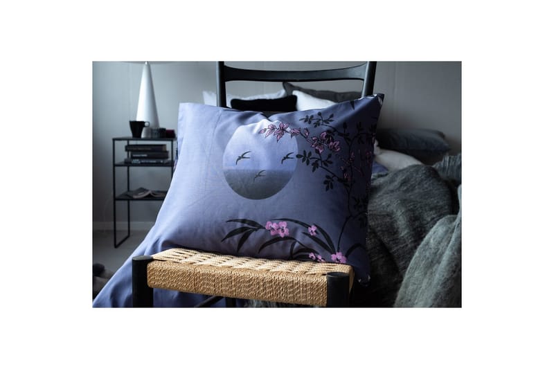 Dynetrekksett Enkeltseng 2-Dels Japan Grå - Grå - Tekstiler - Sengetøy - Sengetøysett & dynetrekksett - Sengesett enkeltseng