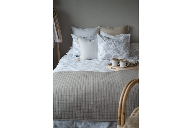 Dynetrekksett Enkeltseng 2-dels Tilly - Grå - Tekstiler - Sengetøy - Sengetøysett & dynetrekksett - Sengesett enkeltseng