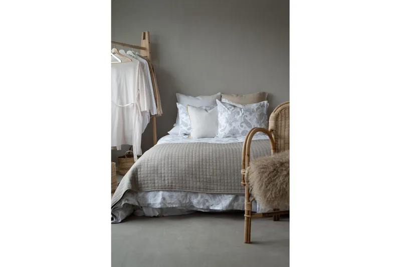 Dynetrekksett Enkeltseng 2-dels Tilly - Grå - Tekstiler - Sengetøy - Sengetøysett & dynetrekksett - Sengesett enkeltseng