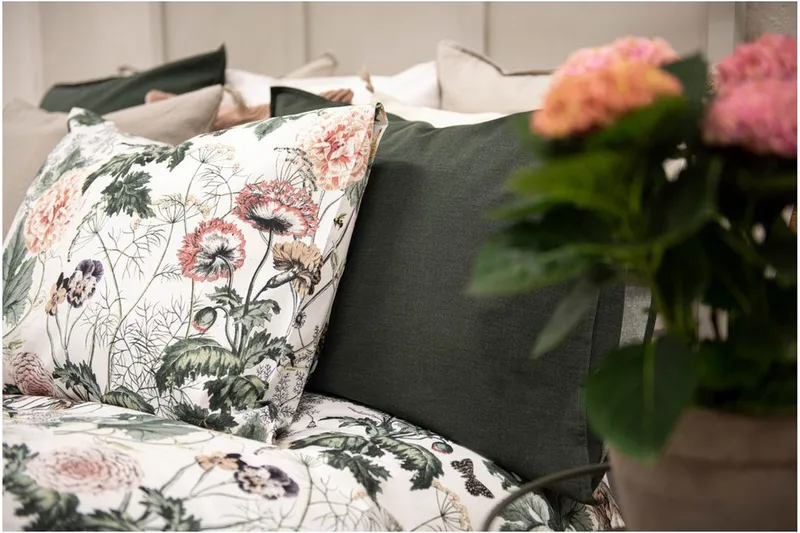 Dynetrekksett Enkeltseng 2-delt Fiona Hvit - Franzén - Tekstiler - Sengetøy - Sengetøysett & dynetrekksett - Sengesett enkeltseng