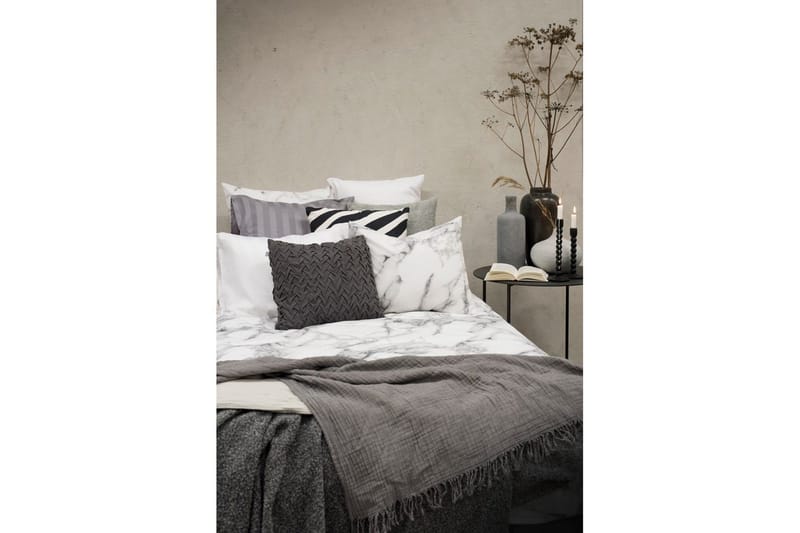 Dynetrekksett Enkeltseng 2-delt Marmor Hvit - Marmor - Tekstiler - Sengetøy - Sengetøysett & dynetrekksett - Sengesett enkeltseng