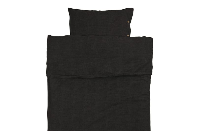 Eden Sengetøysett 150x210, 50x60 cm, Svart