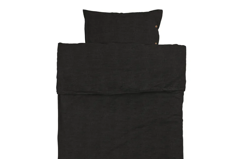 Eden Sengetøysett 150x210, 50x60 cm, Svart