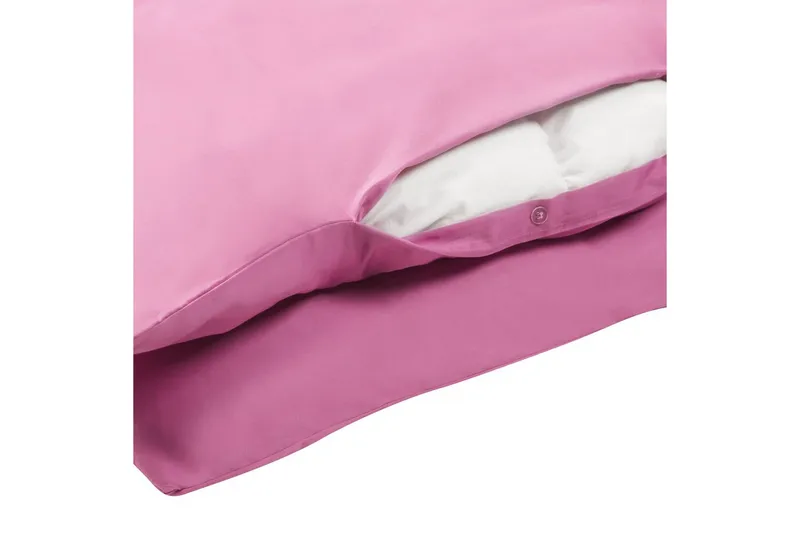 Dynetrekksett Harmonridge Rosa, 240x220 cm - Rosa, 240x220 cm - Tekstiler - Senget øy - Sengetøysett & dynetrekksett