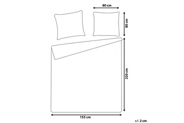 Dynetrekksett Madrona 220x155 cm - 220x155 cm - Tekstiler - Sengetøy - Sengetøysett & dynetrekksett