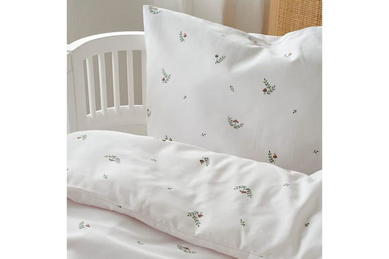 Dynetrekksett til Sprinkelseng 2-Delers Alvin Beige - Tekstiler - Barnetekstiler - Sengetøy til barn - Sprinkelseng sengetøy - Laken sprinkelseng