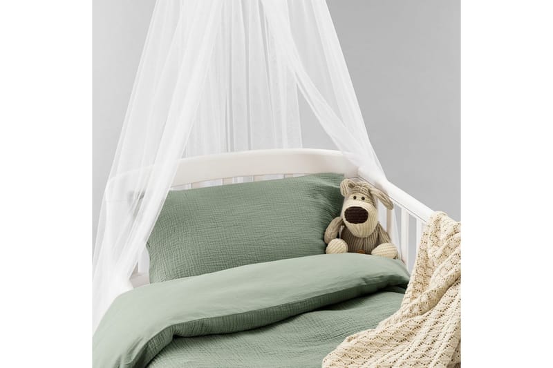 Dynetrekksett til Sprinkelseng 2-Delers Rolling - Grønn - Tekstiler - Sengetøy - Sengetøysett & dynetrekksett