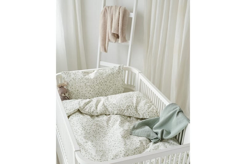 Dynetrekksett til Sprinkelseng 2-Dels Hedda - Grønn - Tekstiler - Sengetøy - Sengetøysett & dynetrekksett