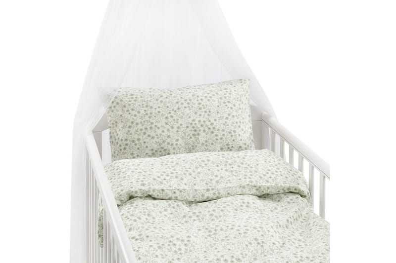 Dynetrekksett til Sprinkelseng 2-Dels Hedda - Grønn - Tekstiler - Sengetøy - Sengetøysett & dynetrekksett