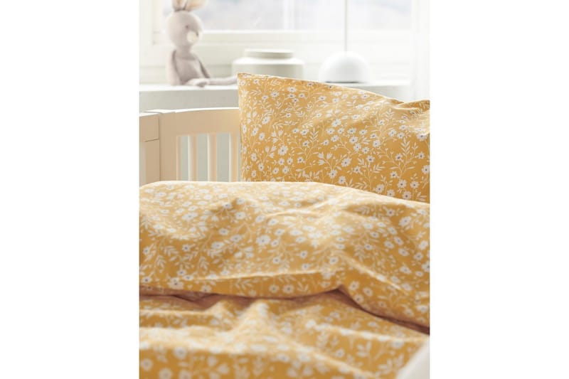 Dynetrekksett til Sprinkelseng 2-Dels Hedda - Gul - Tekstiler - Sengetøy - Sengetøysett & dynetrekksett