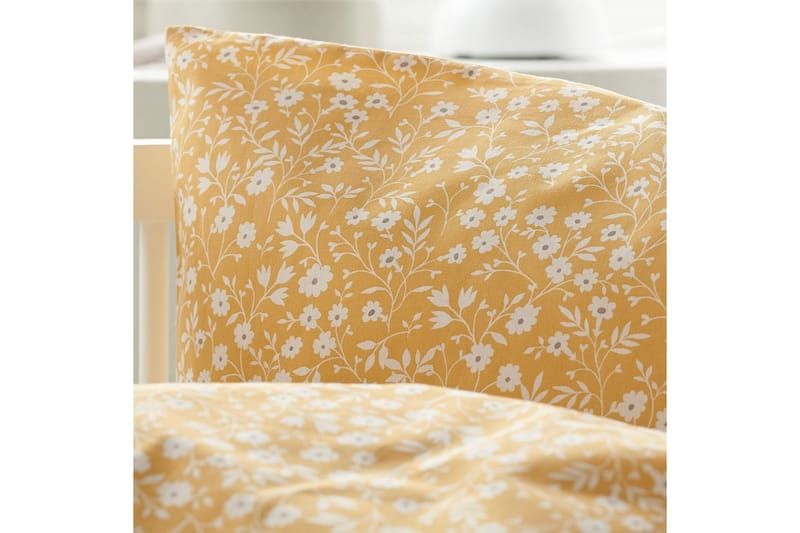 Dynetrekksett til Sprinkelseng 2-Dels Hedda - Gul - Tekstiler - Sengetøy - Sengetøysett & dynetrekksett