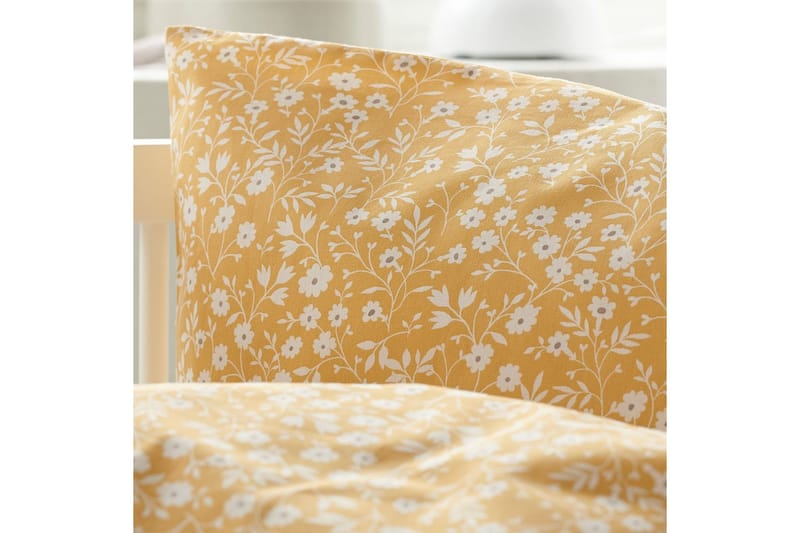 Dynetrekksett til Sprinkelseng 2-Dels Hedda - Gul - Tekstiler - Sengetøy - Sengetøysett & dynetrekksett