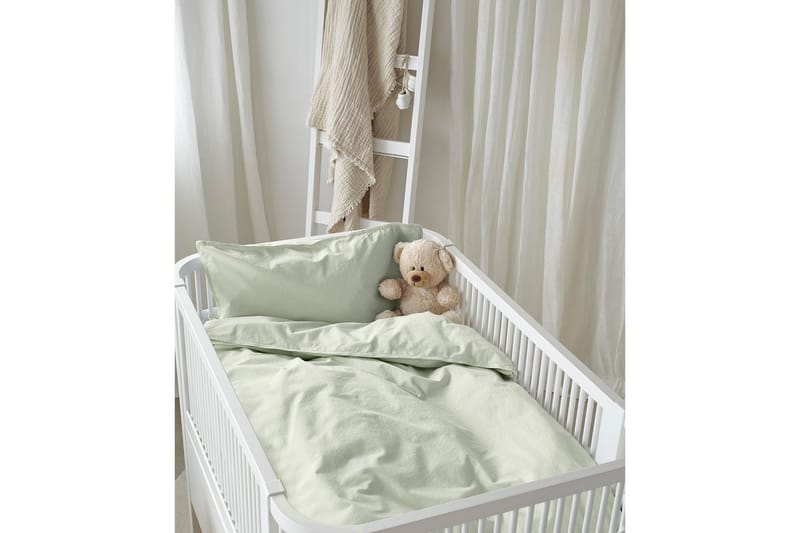 Dynetrekksett til Sprinkelseng 2-Dels Humble - Grønn - Tekstiler - Sengetøy - Sengetøysett & dynetrekksett