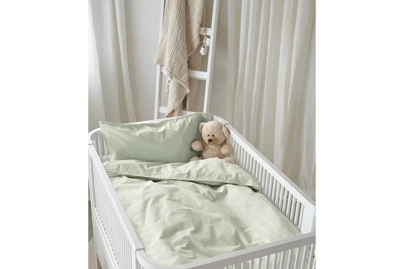 Dynetrekksett til Sprinkelseng 2-Dels Humble - Grønn - Tekstiler - Sengetøy - Sengetøysett & dynetrekksett