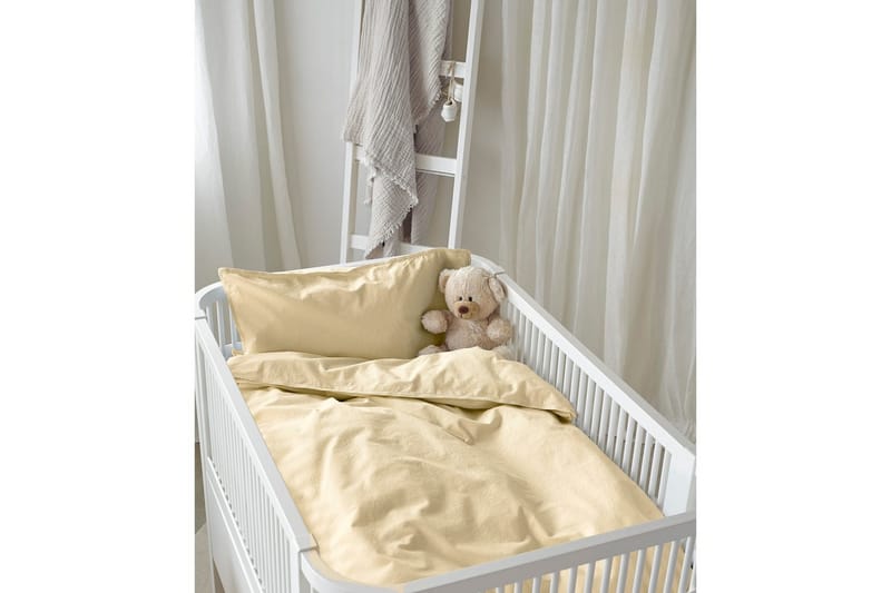 Dynetrekksett til Sprinkelseng 2-Dels Humble - Gul - Tekstiler - Sengetøy - Sengetøysett & dynetrekksett