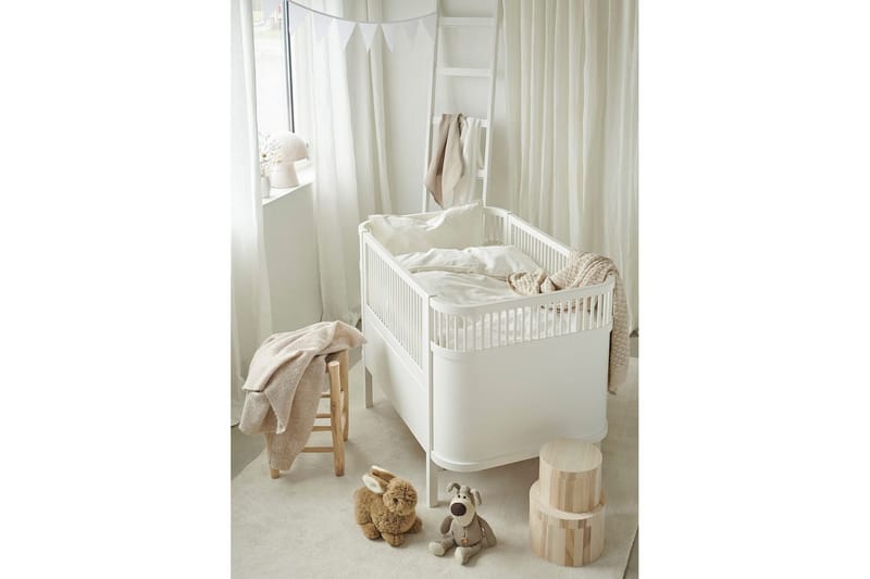 Dynetrekksett til Sprinkelseng 2-Dels Humble - Hvit - Tekstiler - Sengetøy - Sengetøysett & dynetrekksett