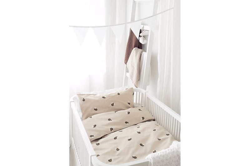 Dynetrekksett til Sprinkelseng 2-Dels Humla Sand - Tekstiler - Sengetøy - Sengetøysett & dynetrekksett