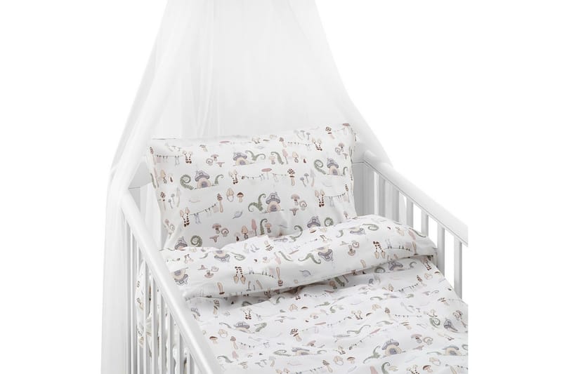 Dynetrekksett til Sprinkelseng 2-delt Fingal Pastell - Tekstiler - Sengetøy - Sengetøysett & dynetrekksett