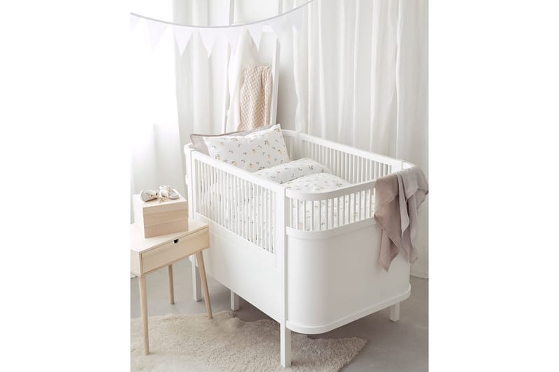 Dynetrekksett til Sprinkelseng 2-delt Sitroner Gul - Tekstiler - Sengetøy - Sengetøysett & dynetrekksett