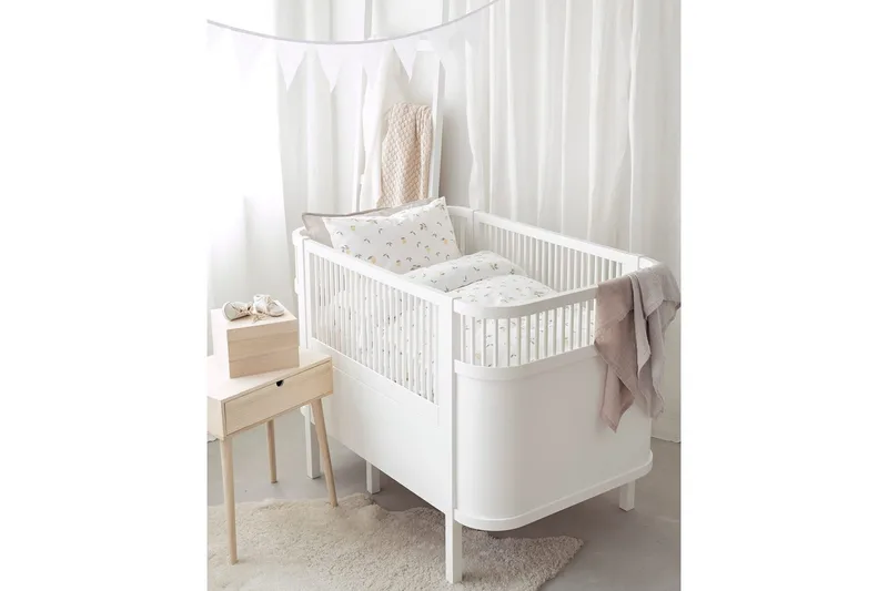 Dynetrekksett til Sprinkelseng 2-delt Sitroner Gul - Tekstiler - Sengetøy - Sengetøysett & dynetrekksett