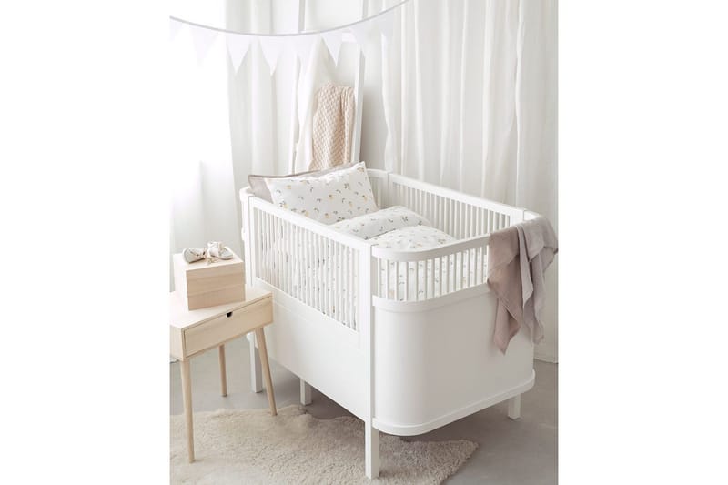 Dynetrekksett til Sprinkelseng 2-delt Sitroner Gul - Tekstiler - Sengetøy - Sengetøysett & dynetrekksett