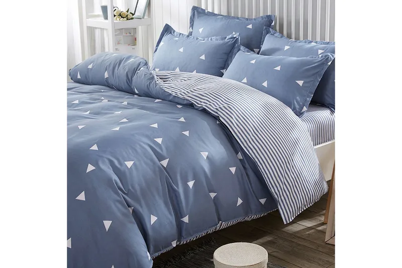 Eponj Home Sengesett, Blå