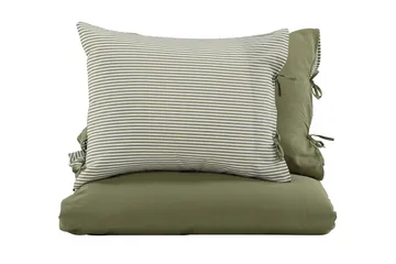 Jenna sengesett 2-delt 220x240/50x60 cm - Grønn - Tekstiler - Sengetøy - Sengetøysett & dynetrekksett - Sengesett dobbeltseng
