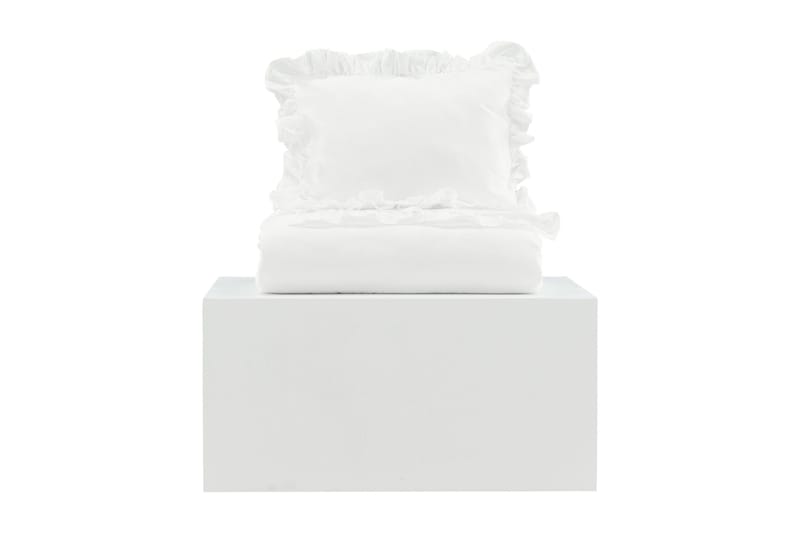 Levi Sengetøysett 2-Deler 150x200/50x60 cm - Hvid - Tekstiler - Sengetøy - Sengetøysett & dynetrekksett - Sengesett enkeltseng