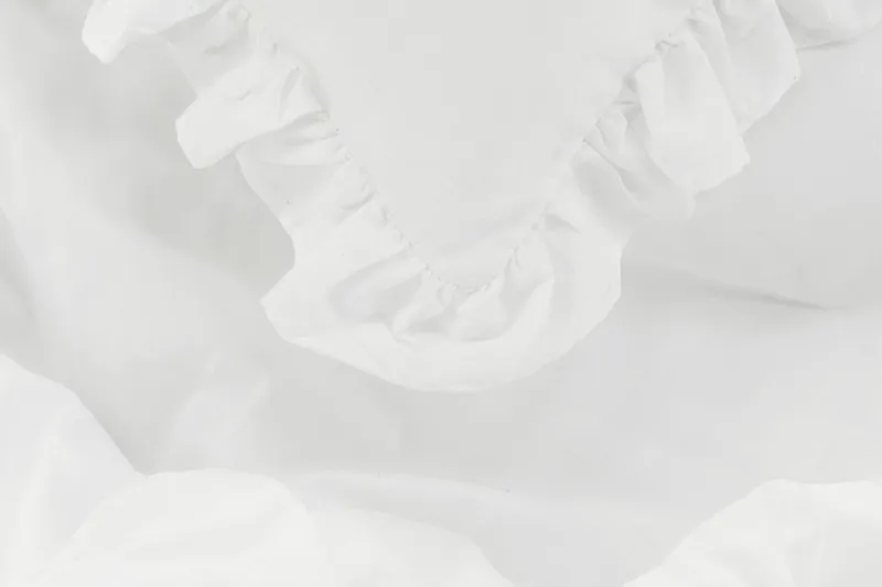 Levi Sengetøysett 2-Deler 220x240/50x60 cm - Hvit - Tekstiler - Sengetøy - Sengetøysett & dynetrekksett - Sengesett enkeltseng