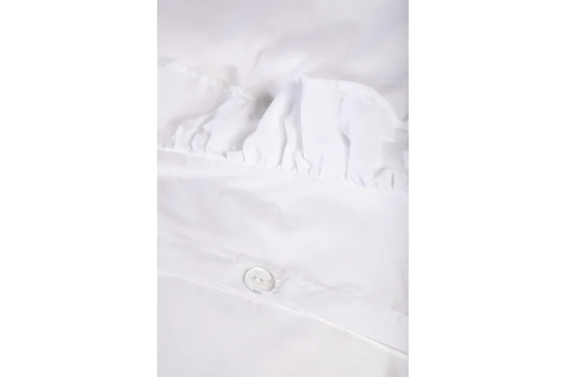 Levi Sengetøysett 2-Deler 220x240/50x60 cm - Hvit - Tekstiler - Sengetøy - Sengetøysett & dynetrekksett - Sengesett enkeltseng