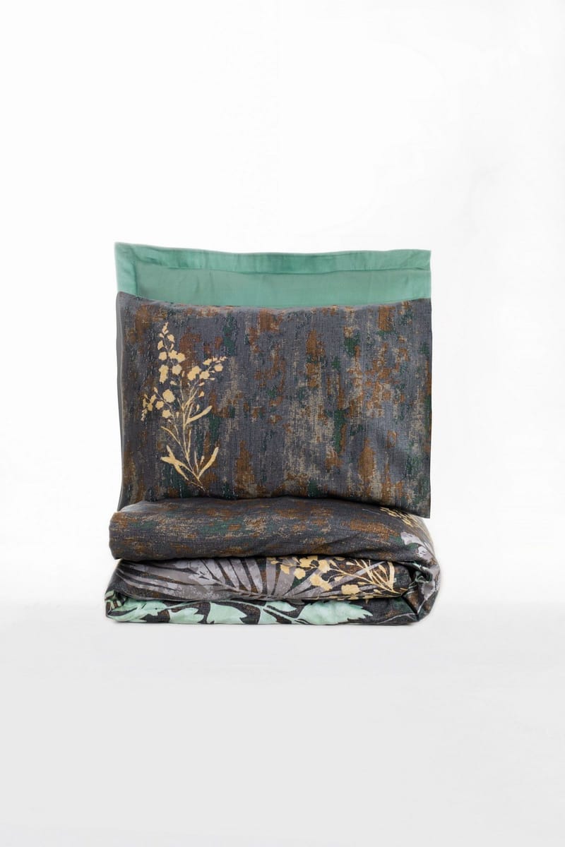 Lyronis sengesett 240x220 cm, Mint Antrasitt Brun