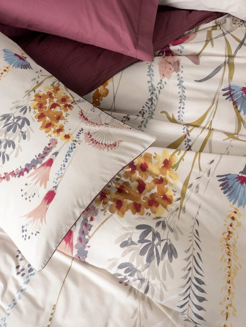 Omvyn sengesett 240x220 cm - Klar vinrød - Tekstiler - Sengetøy - Sengetøysett & dynetrekksett