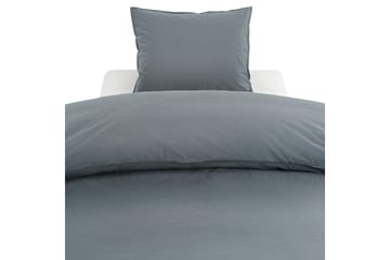 Percale 3-deler Sengetøysett 210x220/50x60 cm Midnattblå