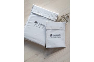 Percale Sengesett 150x210 / 50x60 cm 2- pk Hvit - Borganäs - Tekstiler - Sengetøy - Sengetøysett & dynetrekksett