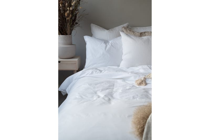 Percale Sengesett 150x210 / 50x60 cm 2- pk Hvit - Sengetøysett & dynetrekksett - Sengesett enkeltseng