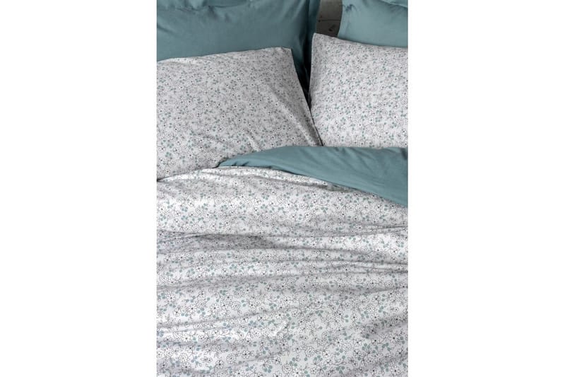 Ranforce Dobbel Dynetrekksett Kiku Mint - Mintgrønn - Tekstiler - Sengetøy - Sengetøysett & dynetrekksett