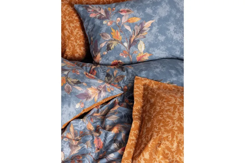 Ranforce Dobbel Dynetrekksett Ratani Sennep - Sennepsgul - Tekstiler - Sengetøy - Sengetøysett & dynetrekksett